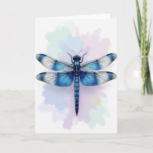 Birthday Wish Blue Bug Card