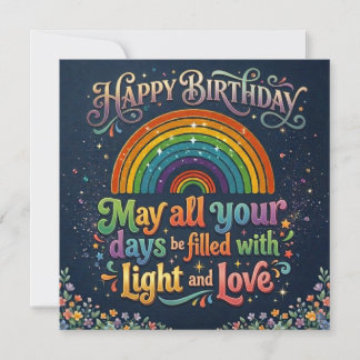 Birthday Wish Holiday Card