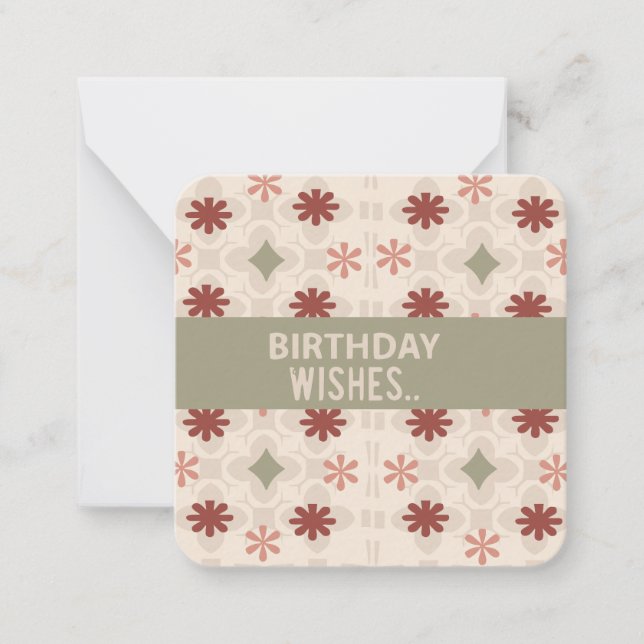 Birthday Wishes Card (Front)