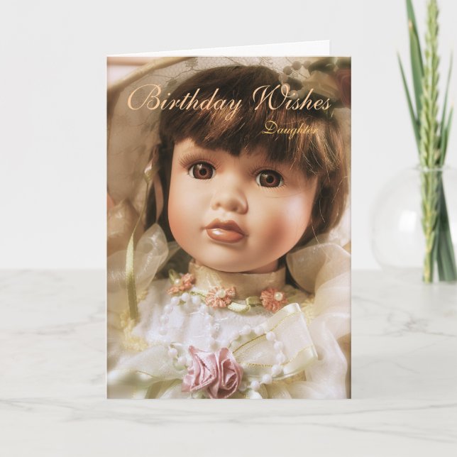 Birthday Wishes Daughter Card (Front)