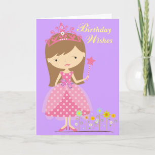 Birthday Wishes Fit for a Princess (Card) Card