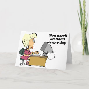 **BIRTHDAY WISHES FOR A HARD WORKING WOMAN** CARD