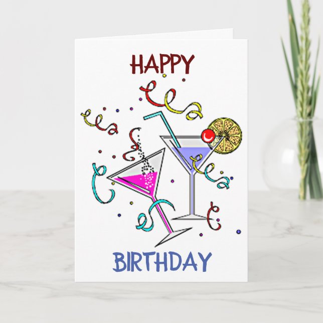 BIRTHDAY WISHES FOR FEMALE *CO-WORKER* CARD (Front)
