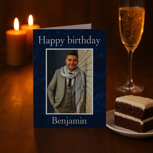 Birthday Wishes for Him Photo Card (Creator Uploaded)