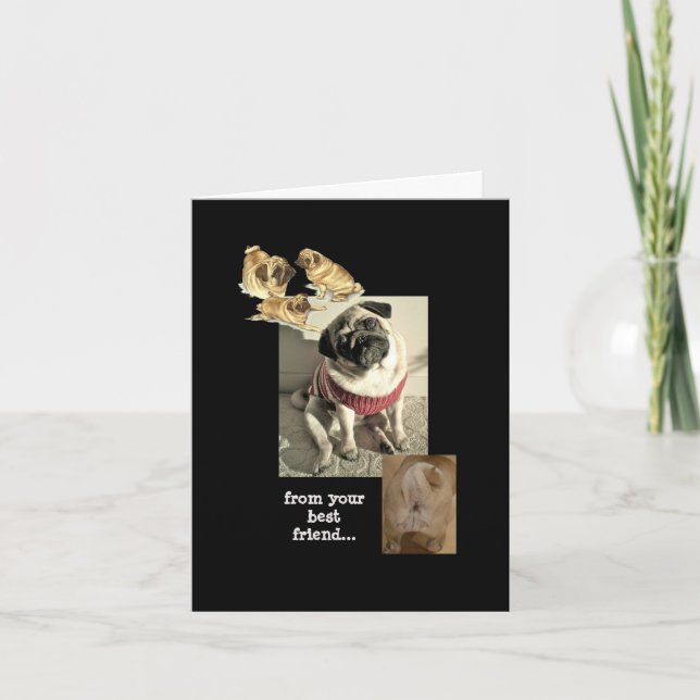 Birthday wishes from your best friend card (Front)