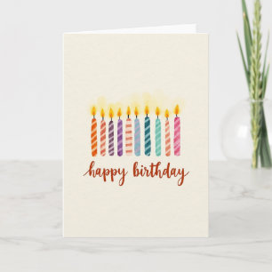 Birthday Wishes Light Card