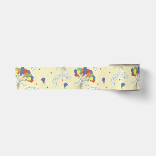 Birthday Wishes - Pastel Yellow Satin Ribbon