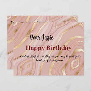 Birthday wishes  postcard