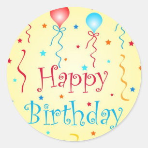 Birthday wishes - Sticker