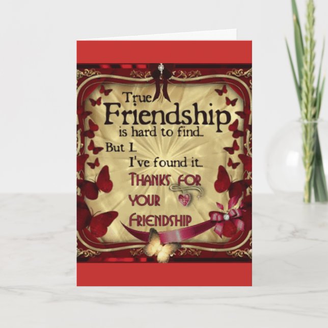 BIRTHDAY WISHES TO A FANTASTIC FRIEND CARD (Front)