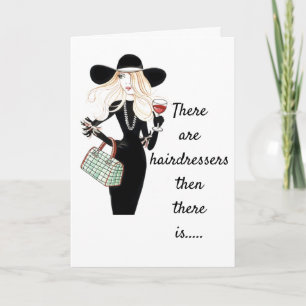 BIRTHDAY WISHES TO *BEST HAIRDRESSER* CARD