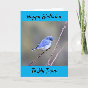 BIRTHDAY WISHES TO MY **TWIN SISTER** CARD