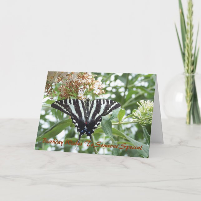 Birthday Wishes To Som... Card (Front)