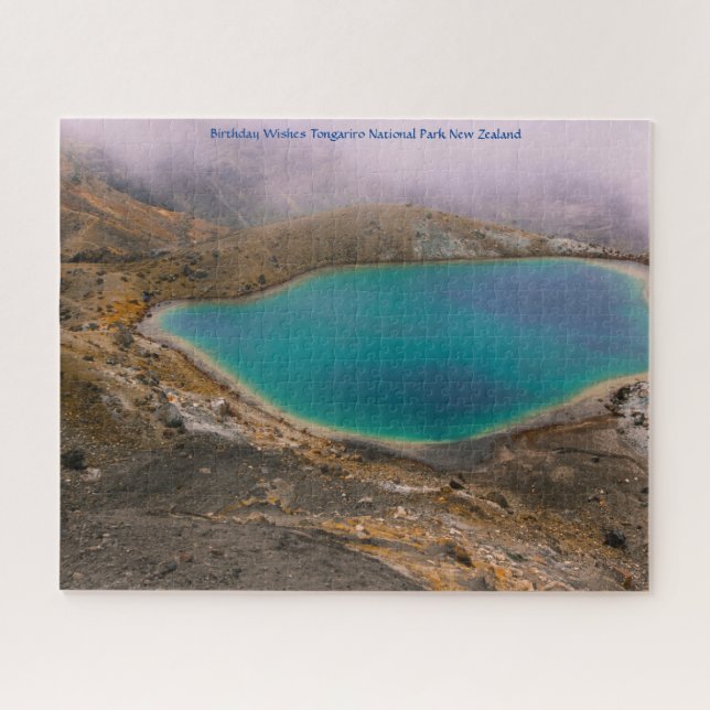 Birthday Wishes Tongariro National Park Jigsaw Puzzle (Horizontal)