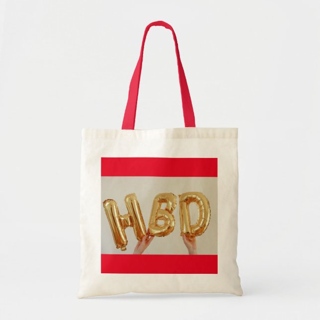 Birthday Wishes Tote Bag (Front)