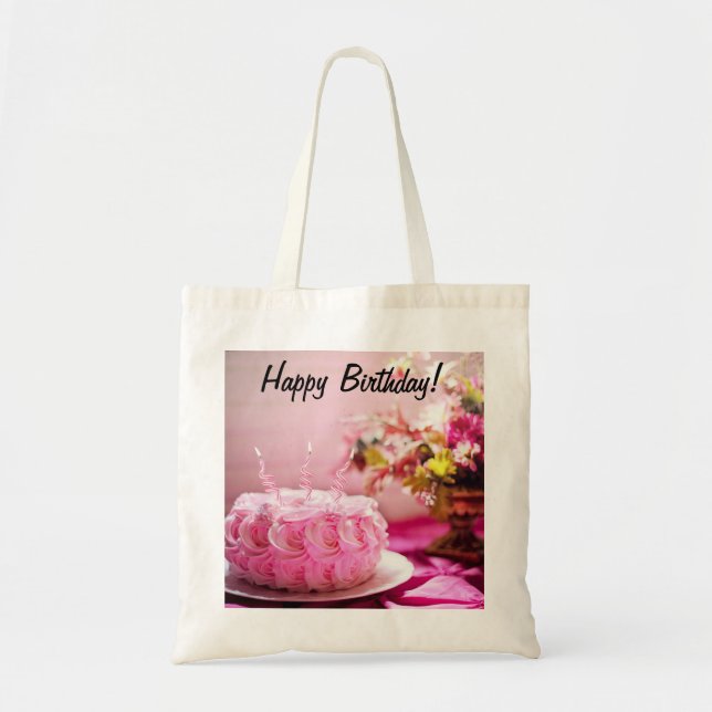Birthday Wishes Tote Bag (Front)
