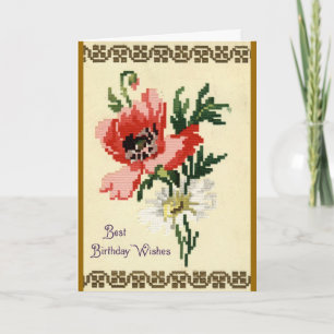 Birthday Wishes Vintage 1911 Card