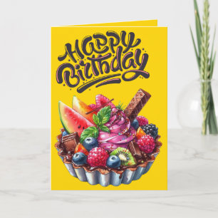 Birthday wishes  with colouring page for loved one card