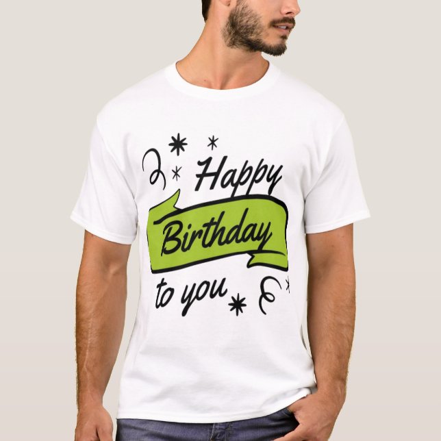Birthday WishesMen's Basic T-Shirt (Front)