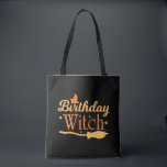 Birthday Witch Halloween Birthday Tote Bag<br><div class="desc">Birthday Witch Halloween Birthday</div>
