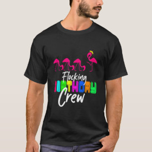 Birthday Women Girls Kids Flamingo T-Shirt