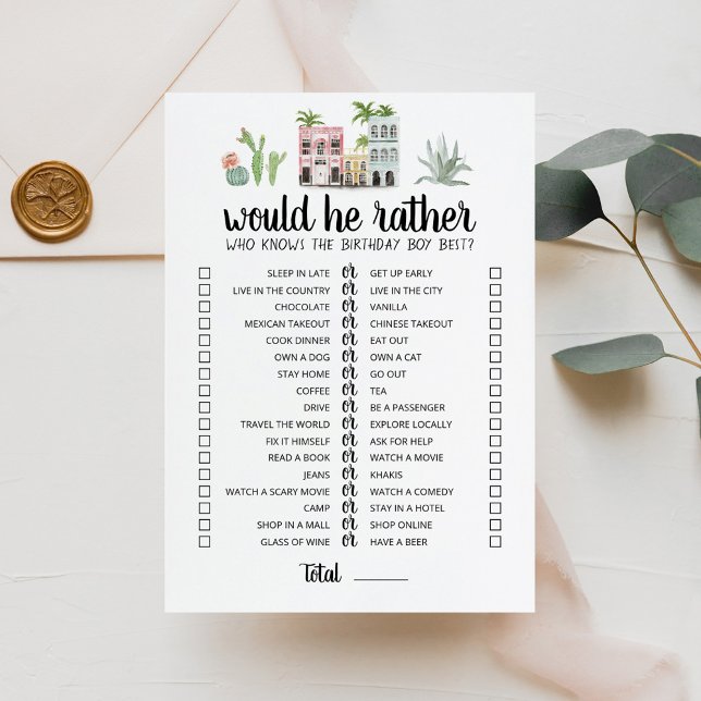 Birthday Would He Rather editable game Card (Creator Uploaded)