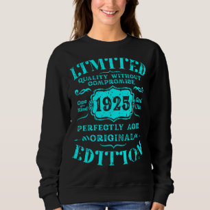 Birthday Year 1925 Gift Used Grunge Vintage Sweatshirt