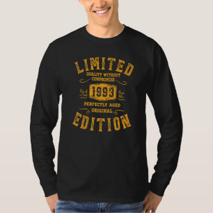 Birthday Year 1993 Used Grunge Vintage T-Shirt