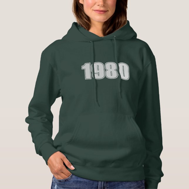 Birthday Year - Alumni: Personalized woman hoodie (Front)