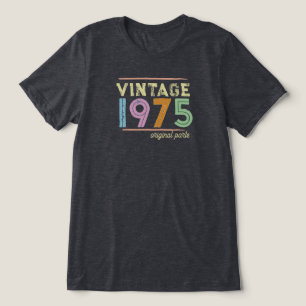 Birthday Year Shirt - Vintage with Original Parts
