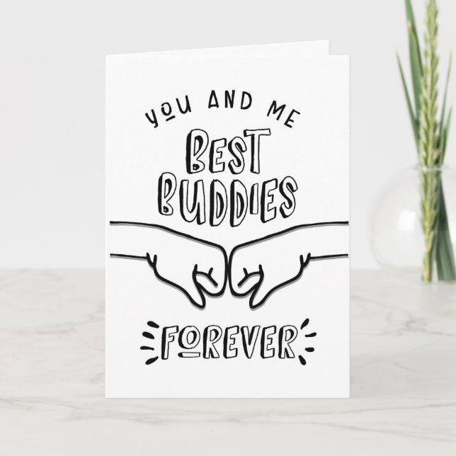 Birthday - You & Me, Best Buddies Forever Card (Front)