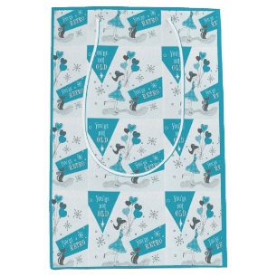 Birthday You're Not Old You're Retro Medium Gift Bag
