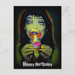 'Birthday Zombie' Postcard