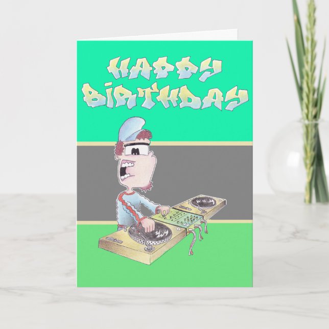 BIRTHDAYcard spangleMASSIVE I TOONS Card (Front)