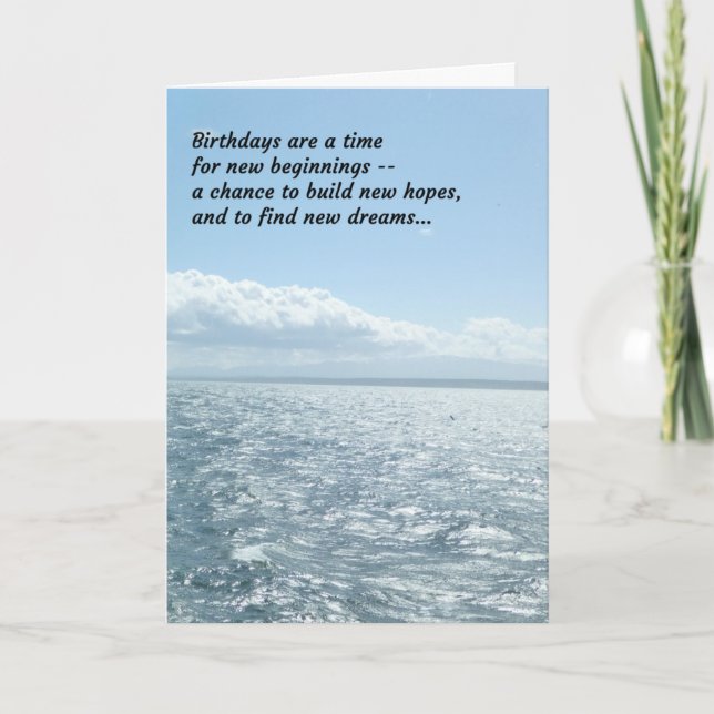 Birthdays are a time...Birthday Card (Front)