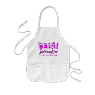 Birthdays Christmas Parties Beautiful Goddaughter Kids Apron