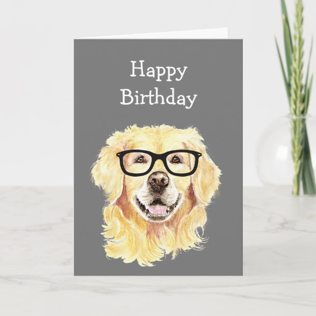 Birthdays Fun Old Age Put on Glasses Card (Front)