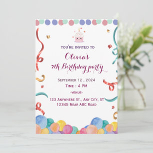 Birthdy Invitation