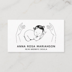 *~* Birthing Midwife Reiki Doula Birth Coach Business Card
