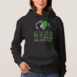Birthplace Earth Race Human Politics Freedam Love Hoodie