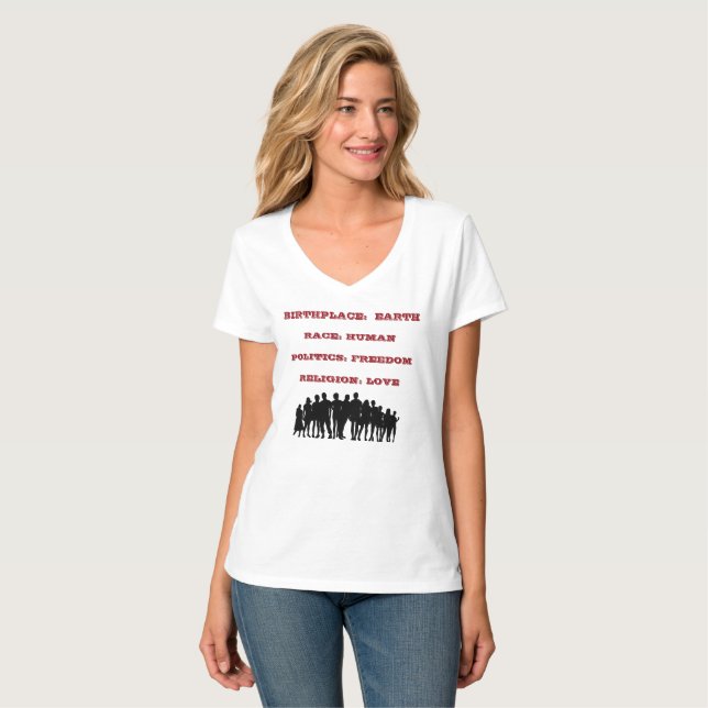 Birthplace:  Earth T-Shirt (Front Full)