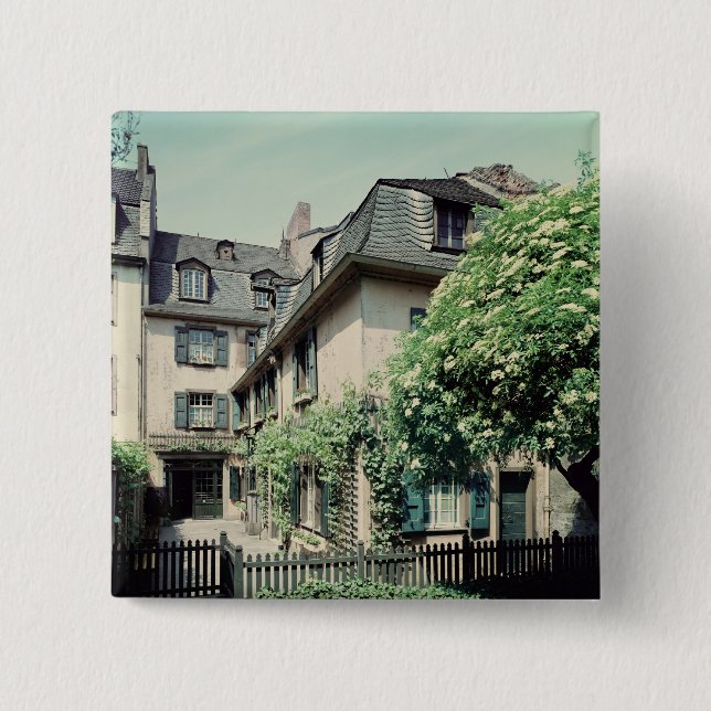 Birthplace of Ludwig van Beethoven 15 Cm Square Badge (Front)