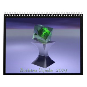 Birthstone Calendar  2009 (updated) - Customised