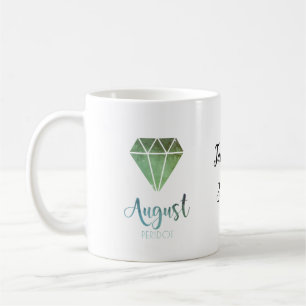 Birthstone mug August peridot
