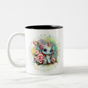 Birthstone October Opal Dragon Mug