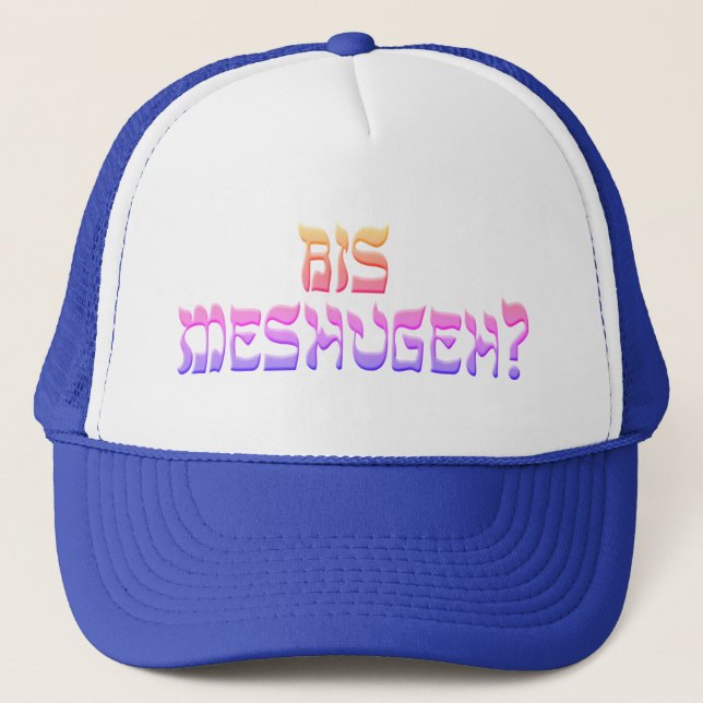 Bis Meshugeh? Trucker Hat (Front)