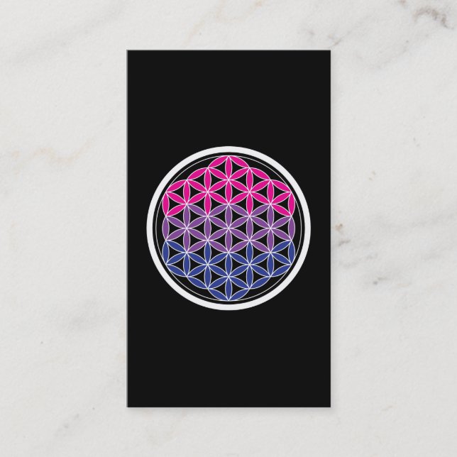 biSacred geometry Business Card (Front)