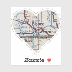 Bisbee AZ Map