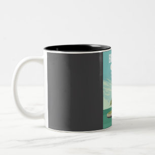 Biscayne Funny One Star Review National Park Trave Two-Tone Coffee Mug
