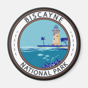 Biscayne National Park Boca Chita Key Badge Magnet